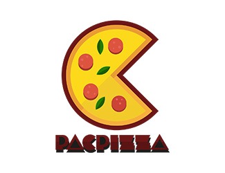 Projekt graficzny logo dla firmy online PacPizza